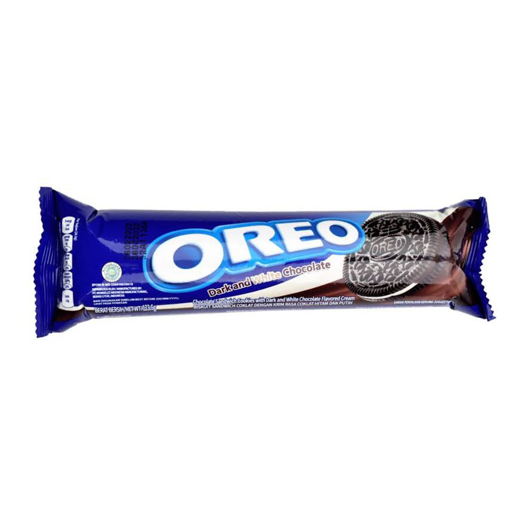 

Oreo Biskuit Sandwich Dark and White Chocolate 110 gram