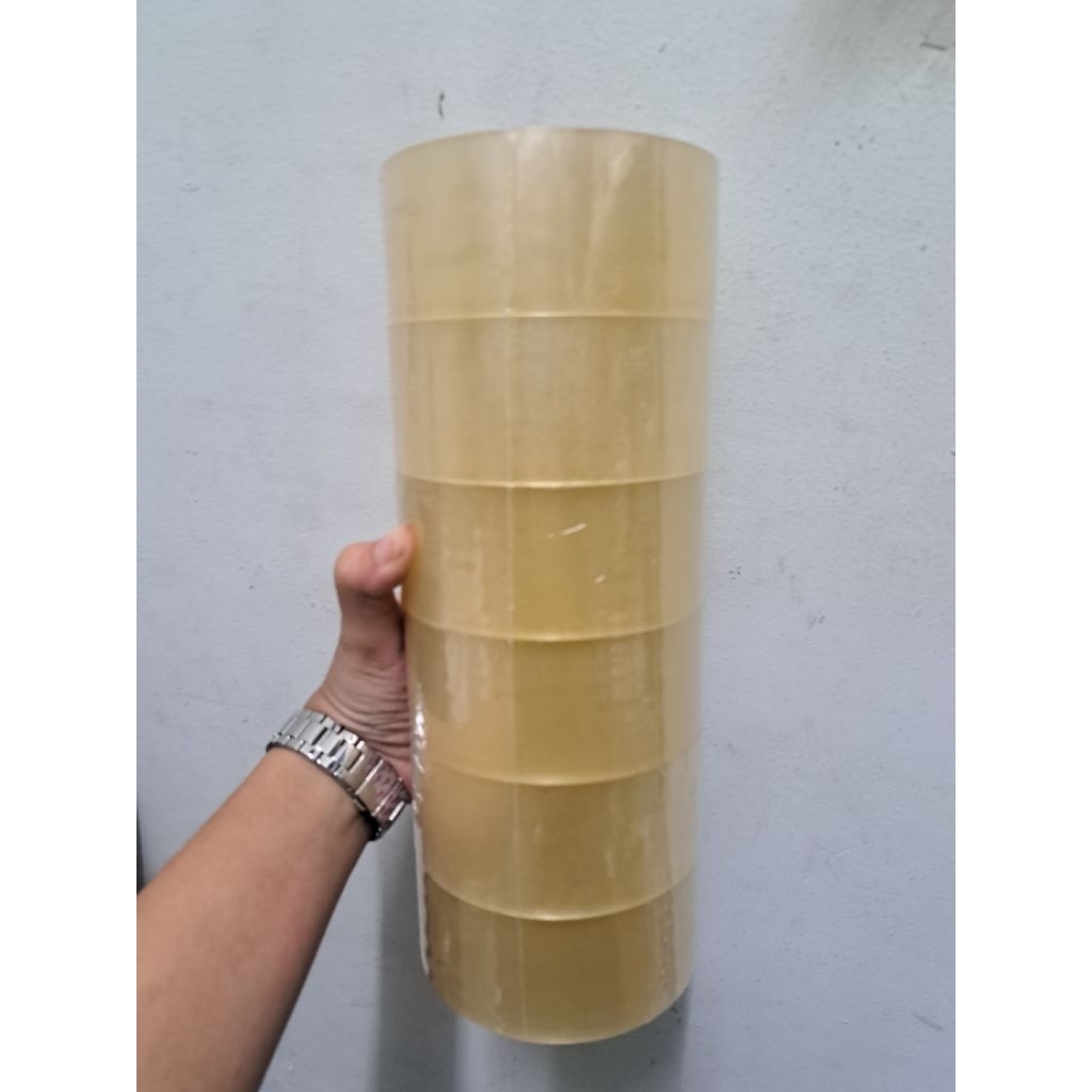 

Lakban bening 1 Slop isi 6