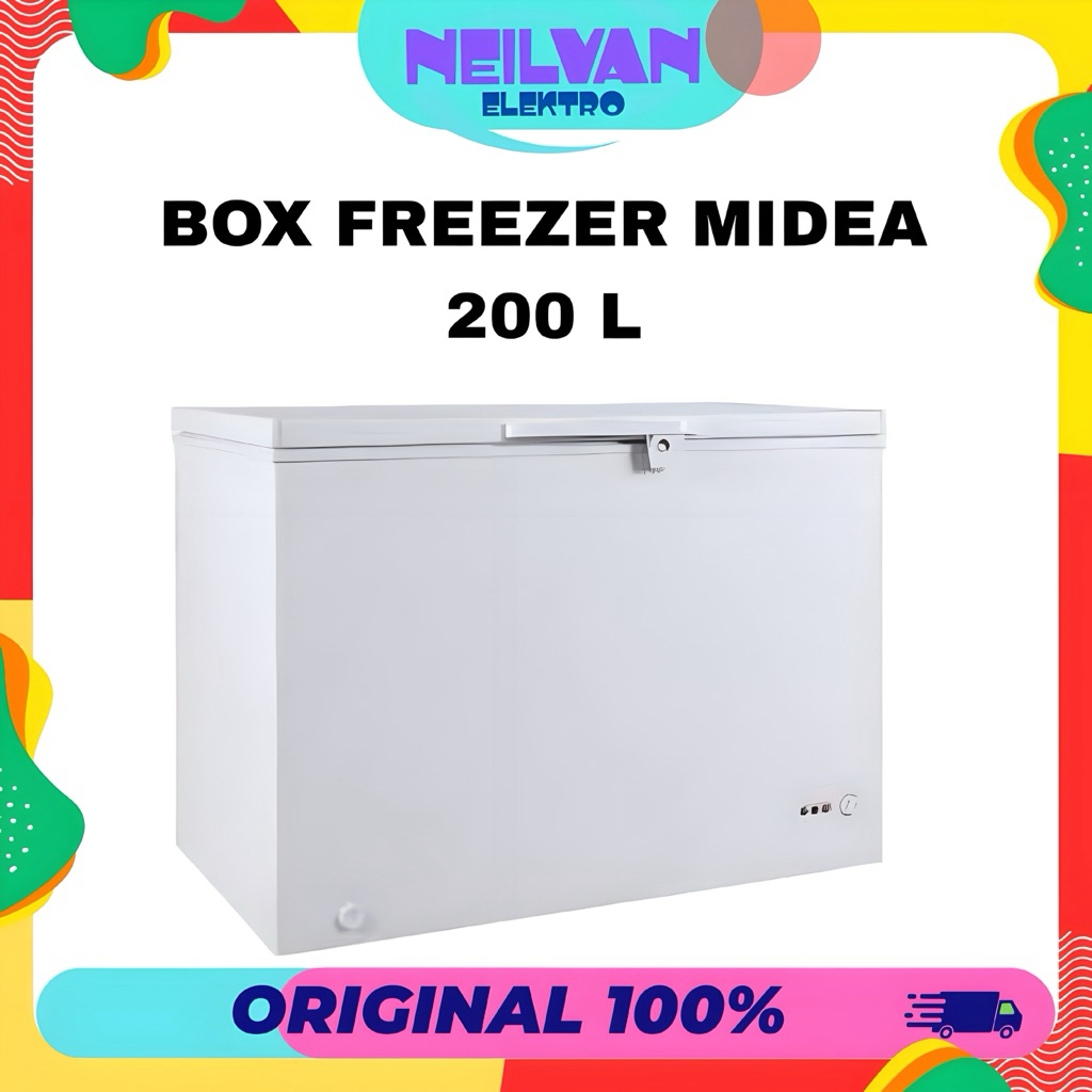 Box freezer midea 200 liter hs258ck freezer 200 liter midea
