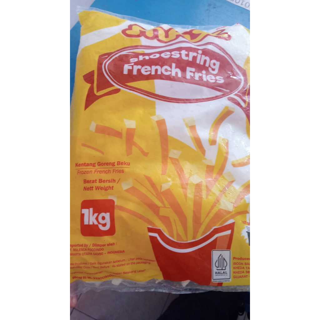 

Max Shoestring Fries 1kg – Kentang Goreng Beku Siap Goreng