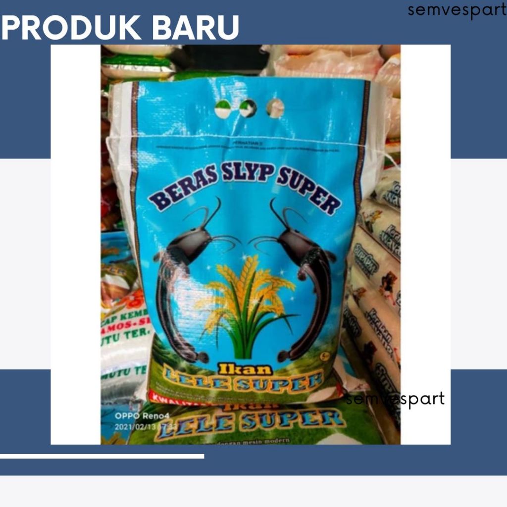 

Beras Cap lele super 5kg PREMIUM KEMASAN 5 KG