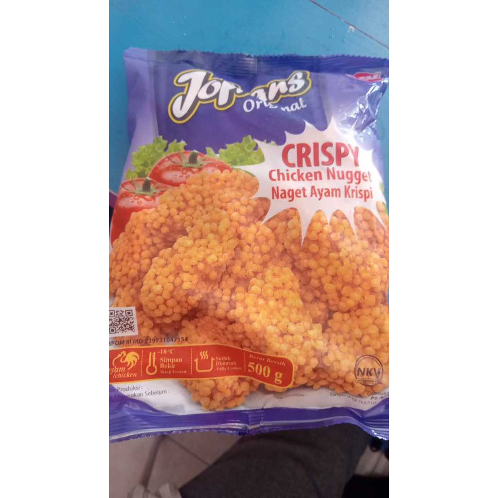

Jofran Nugget Crumble 500 Gram – Nugget Ayam Frozen Siap Goreng