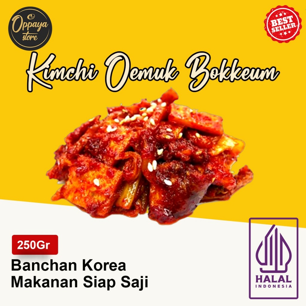 

Kimchi Odeng Bokkeum Banchan/김치오뎅 볶음/Kimchi & Odeng 250Gr