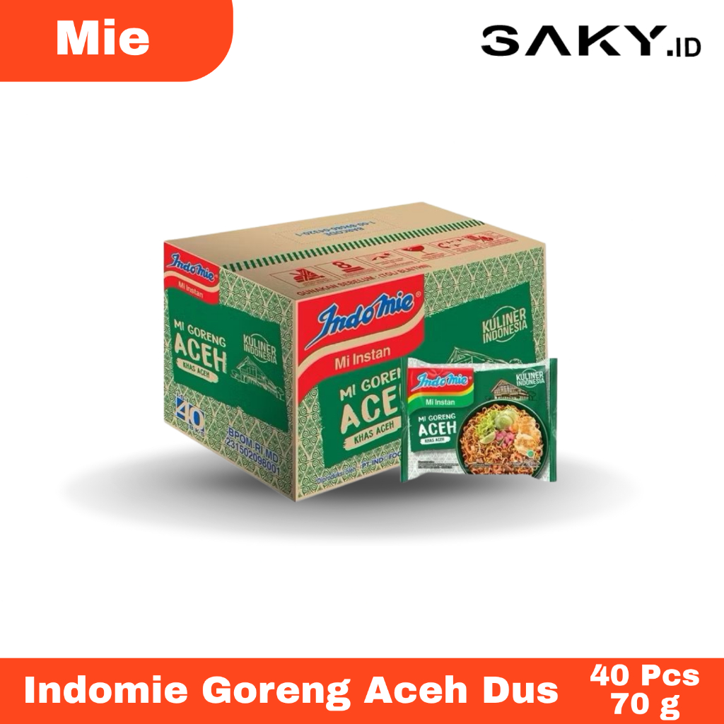 

Indomie Mie Goreng Aceh Dus Isi 40 Pcs