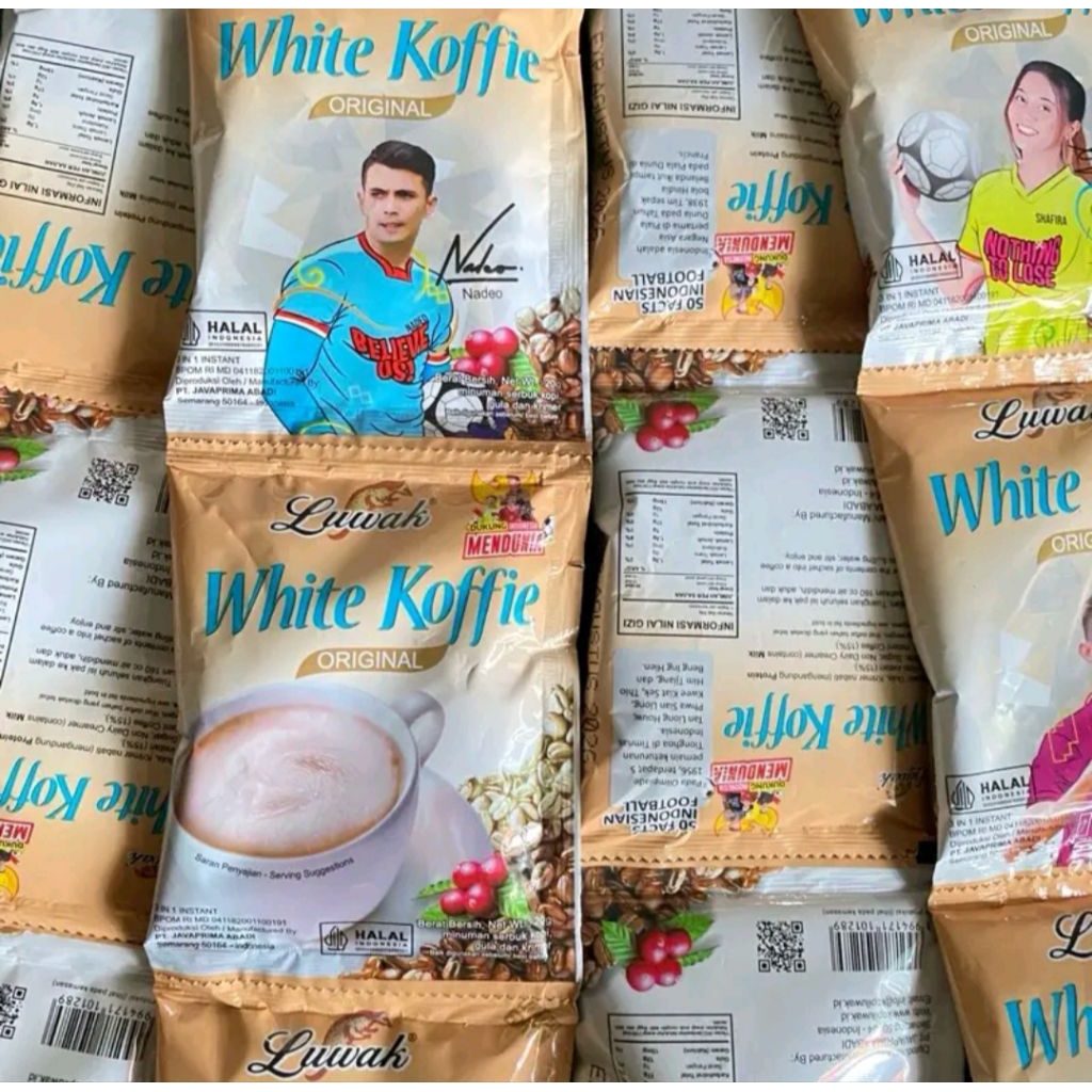 

Kopi Luwak white koffie 20 gr (1 renceng isi 10 pc) / kopi sachet luwak white koffie