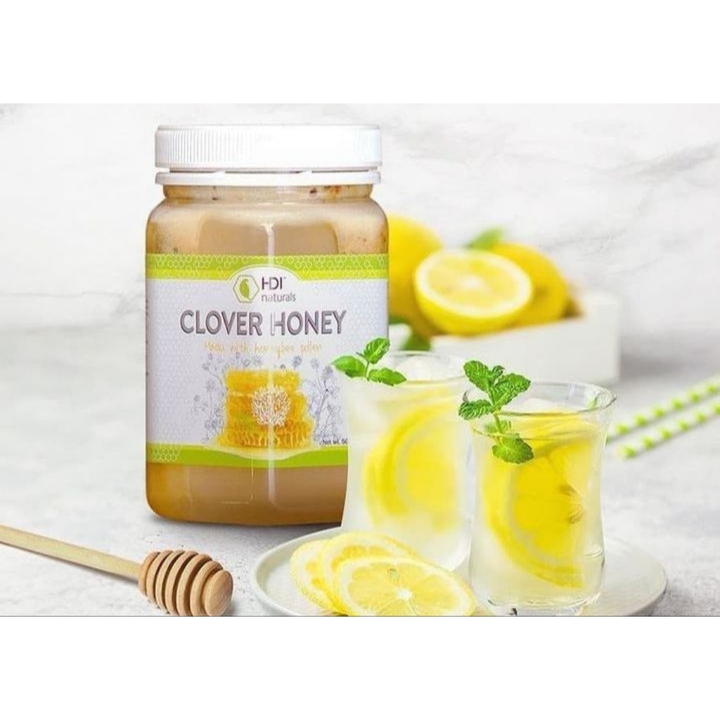 

clover honey 500gr exp 2029 ori gratis sendok kayu