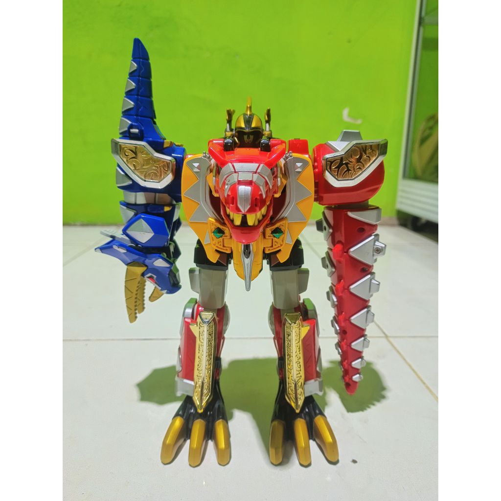 DX Abaren Oh Megazord Power Rangers Dino Thunder Abaranger Original Bandai