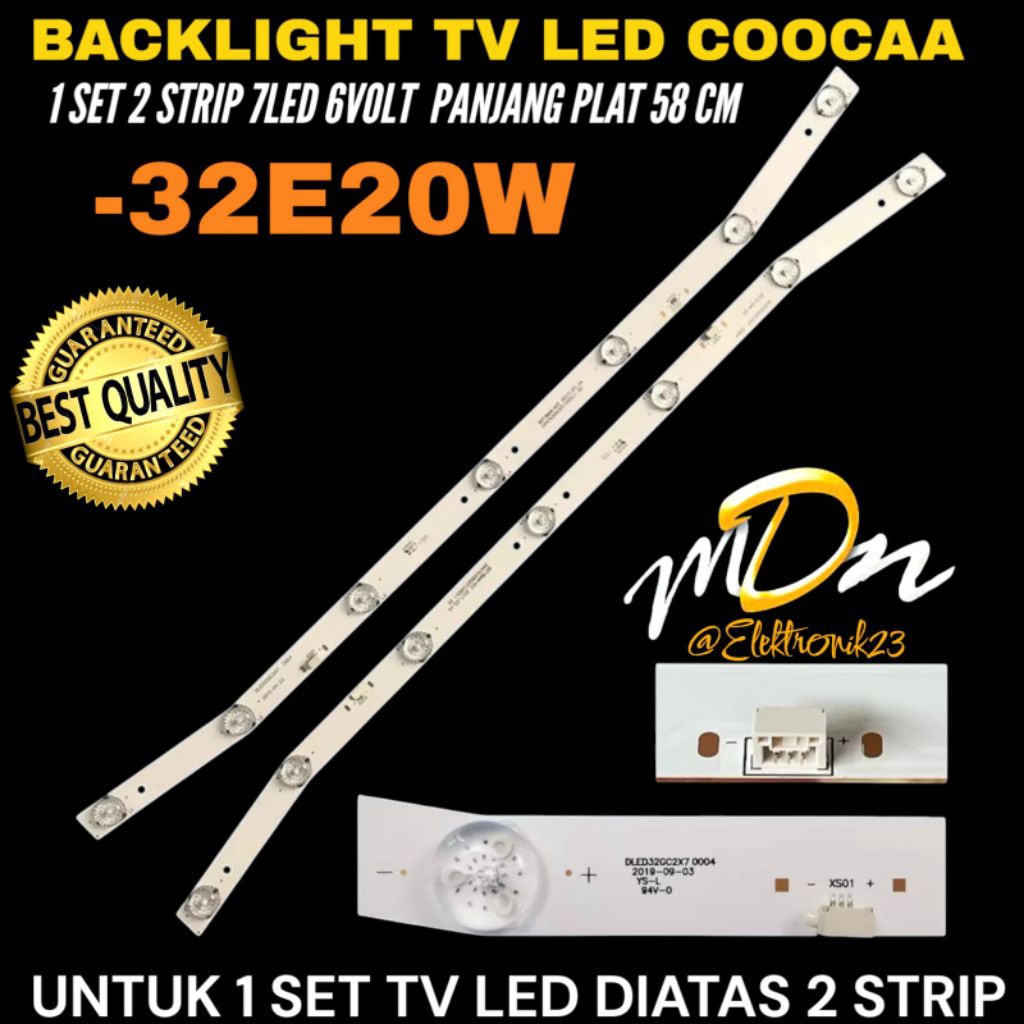 BACKLIGHT TV LED COOCAA 32 INCH 32E20W BACKLIGHT TV COOCAA 32 INCH