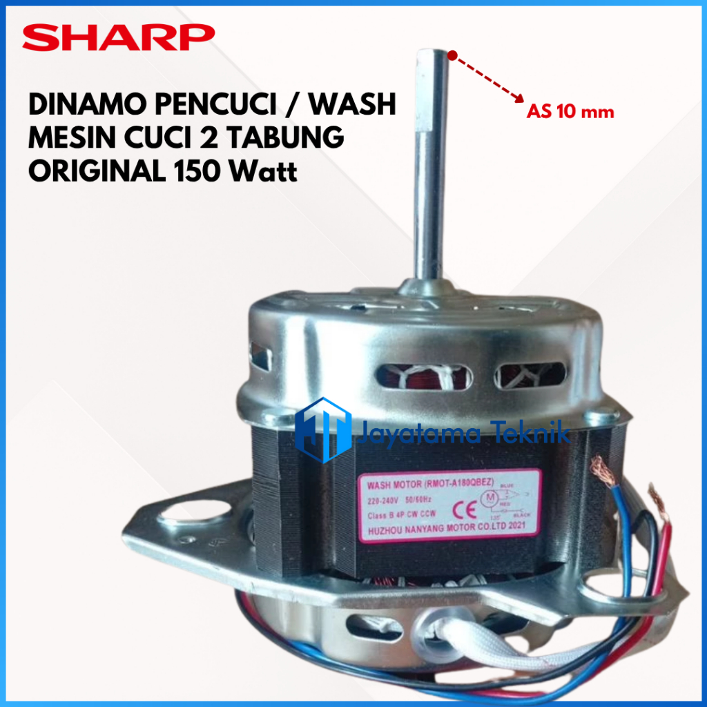 DINAMO PENCUCI MESIN CUCI SHARP ORIGINAL RMOT-A180QBEZ