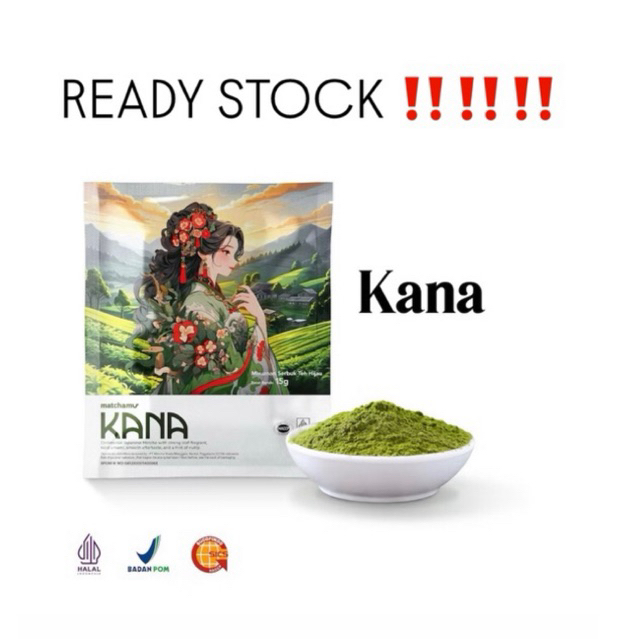 

READY STOCK MATCHAMU KANA CEREMONIAL GRADE MATCHA POWDER 15GR
