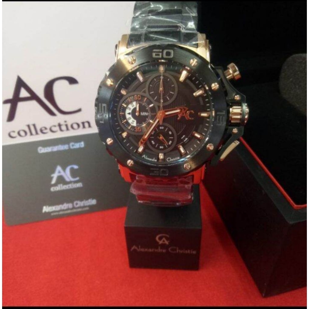 ALEXANDRE CHRISTIE JAM TANGAN PRIA MEWAH LIKE NEW