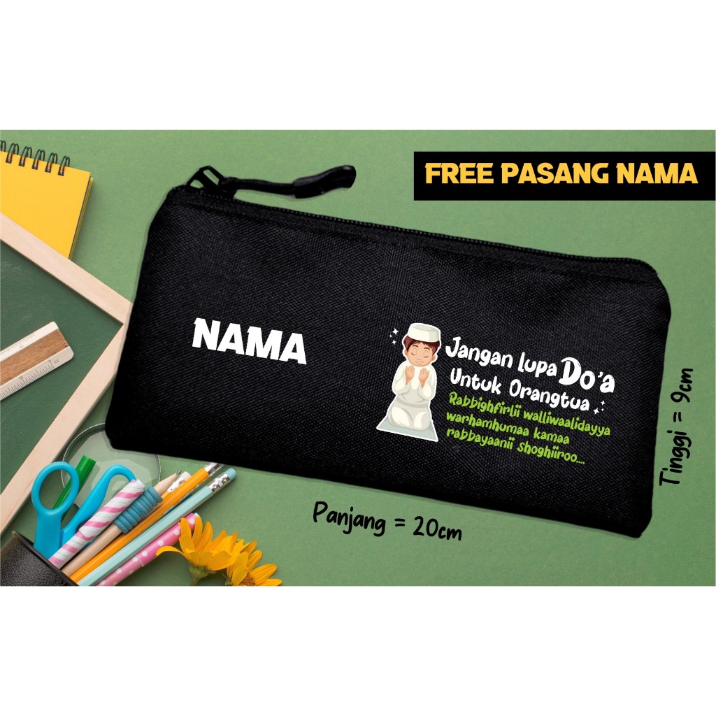 

FREE NAMA KOTAK TEMPAT PENSIL ANAK LAKI PEREMPUAN TK SD BAHAN CORDURRA