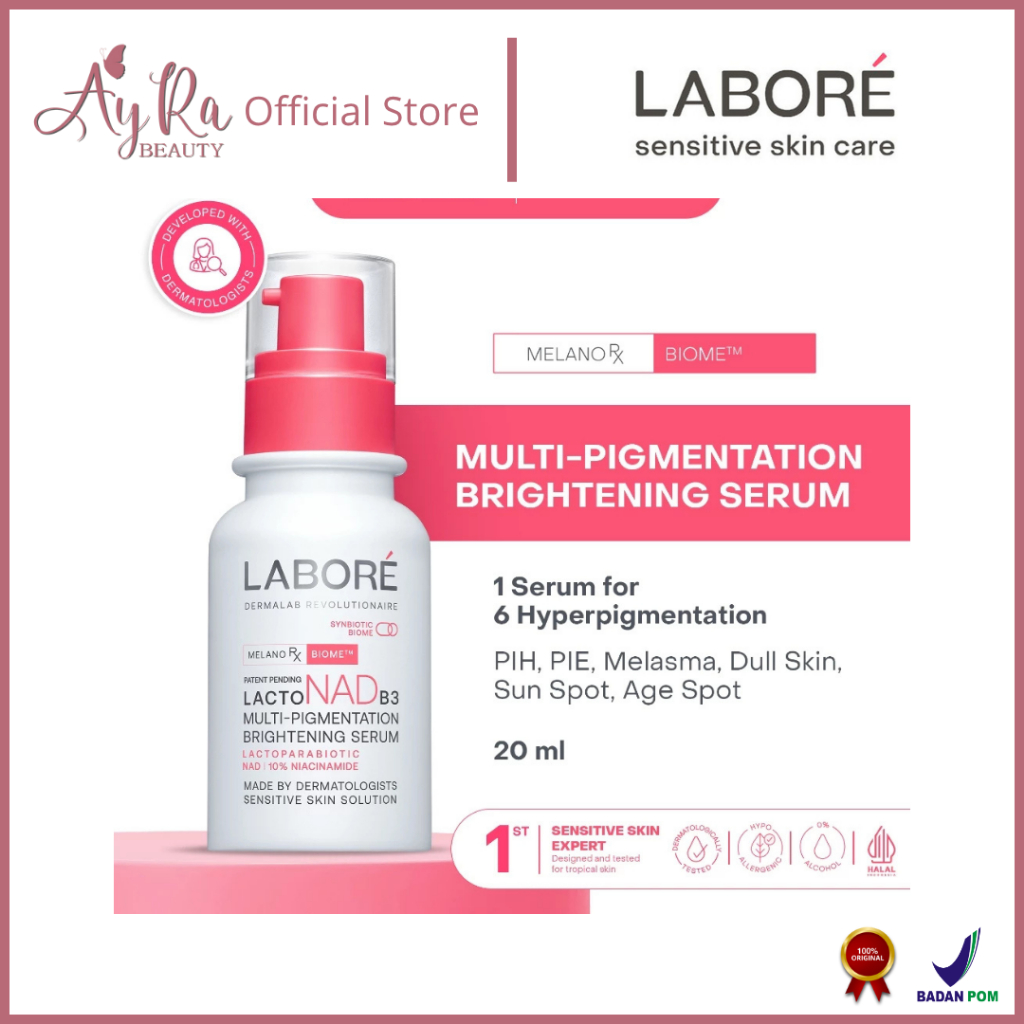 AyRa Beauty -  LABORE Multi-Pigmentation Brightening Serum - Serum Brightening Mencerahkan Mengatasi
