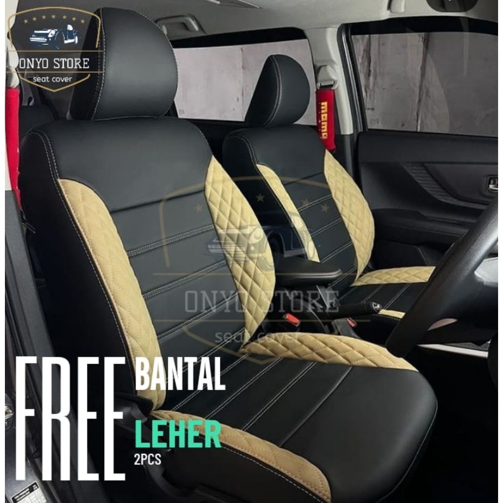 Sarung Jok Mobil Opel Blazer Full Set Tiga Baris Jok Kulit Sintetis