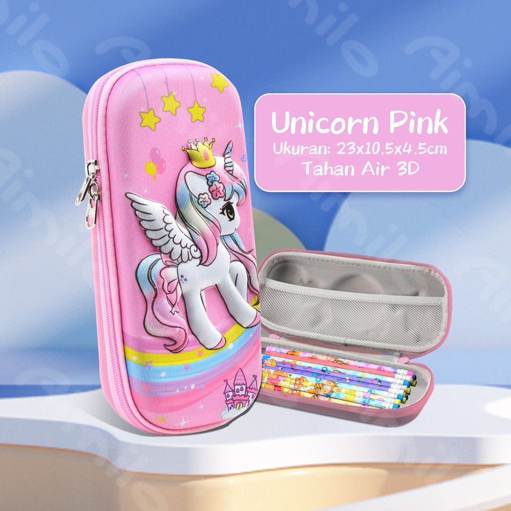 

Aimilo Tempat Pensil Aesthetic 3D