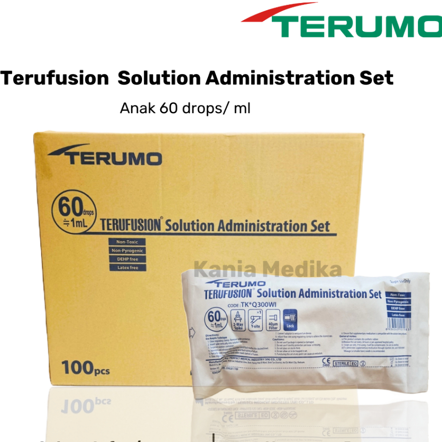 Terumo Infusion Set Anak Terufusion Child Selang Infus BOX 100pcs
