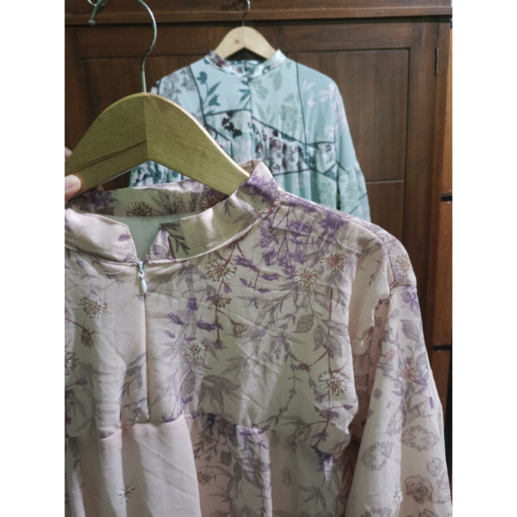 SALE GAMIS CERUTY BABYDOLL FULL FURING MIDI DRESS CERUTY PREMIUM