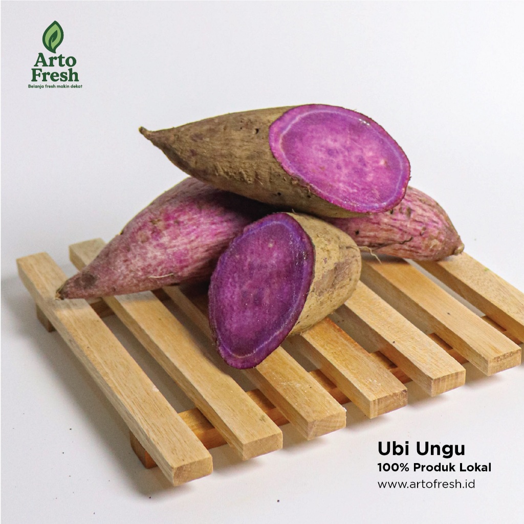 

Ubi Ungu Penuh Gizi, ArtoFresh Pack 1 Kg