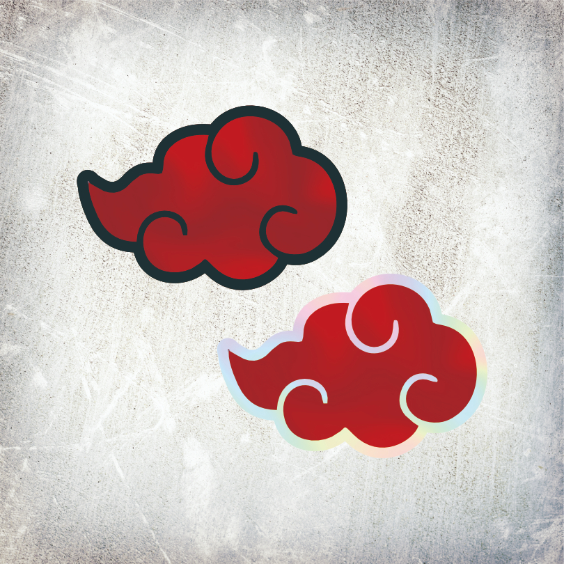 

STICKER HOLOGRAM LOGO AKATSUKI ANIME NARUTO STIKER CASE HP & LAPTOP