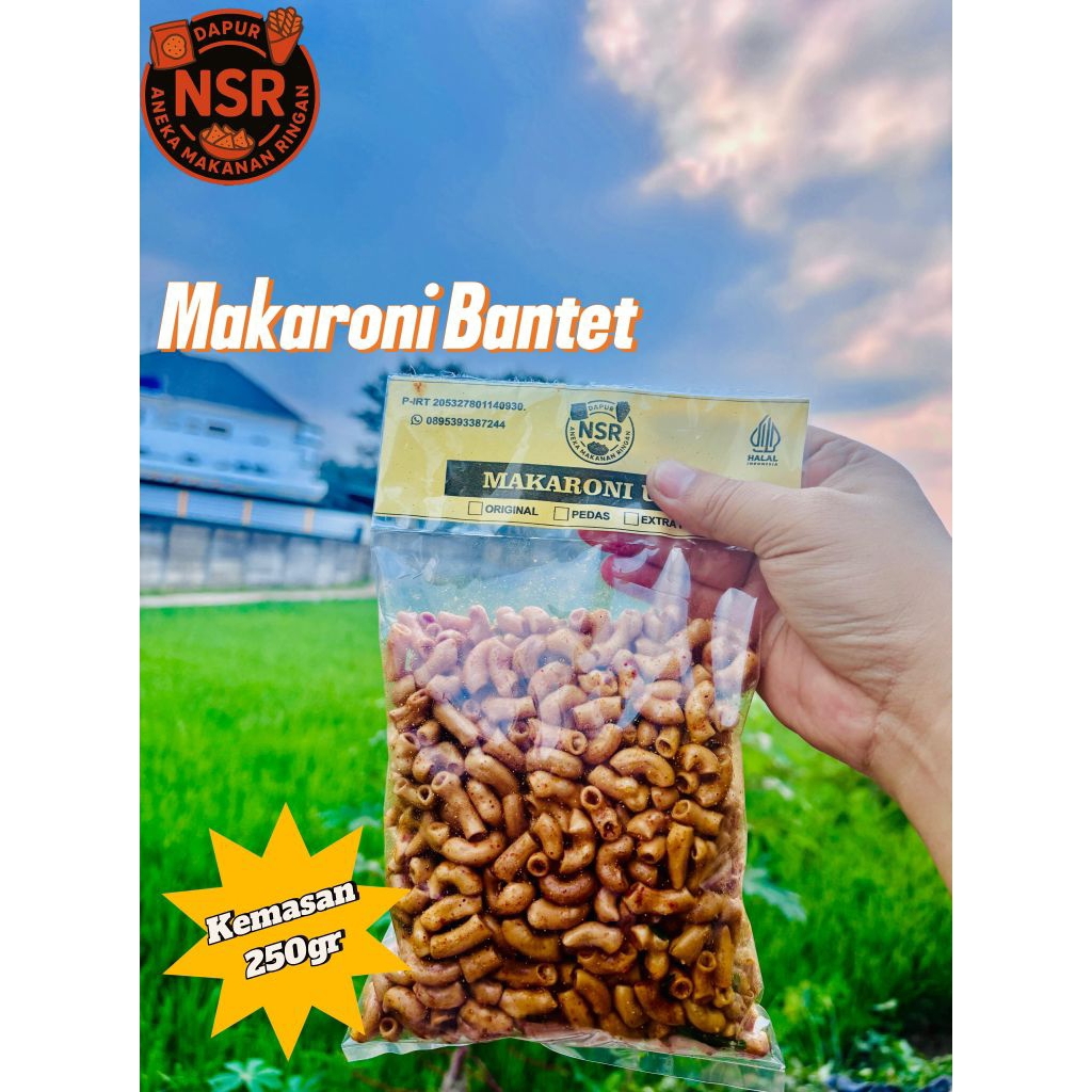 

MAKARONI BANTET KEMASAN 250 GRAM