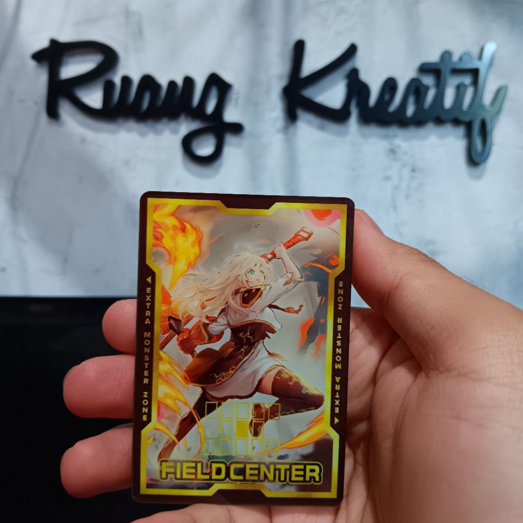 [Ruang Kreatif X Akaba Reiji Shop] - Field Center Yu-Gi-Oh - SKY STRIKER ACE RAYE - Akrilik - Tebal 