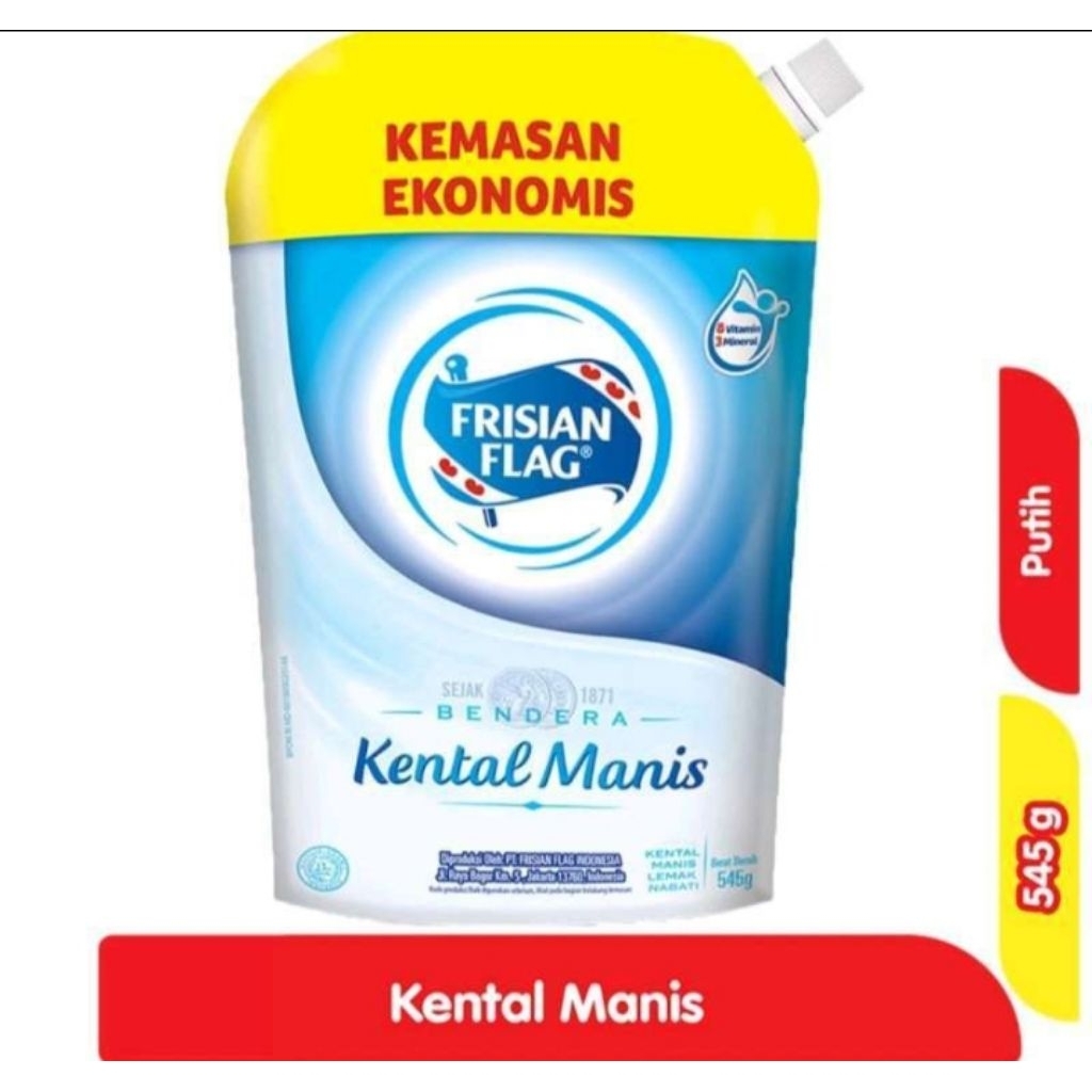 

Frisian Flag susu kental manis pouch 545gr exp September 2025