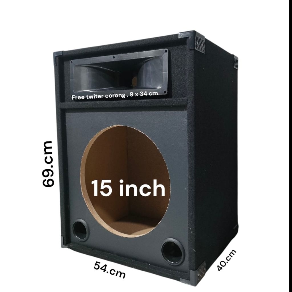Box Speaker 15 inch dan Twiter Corong ( FREE CORONG TWETER)