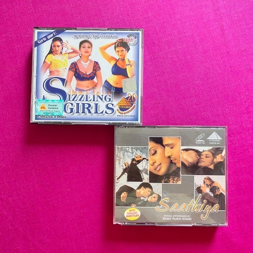 Paket 2 VCD original film india: SIZZLING GIRLS (3 disc) + SAATHIYA (3 disc)
