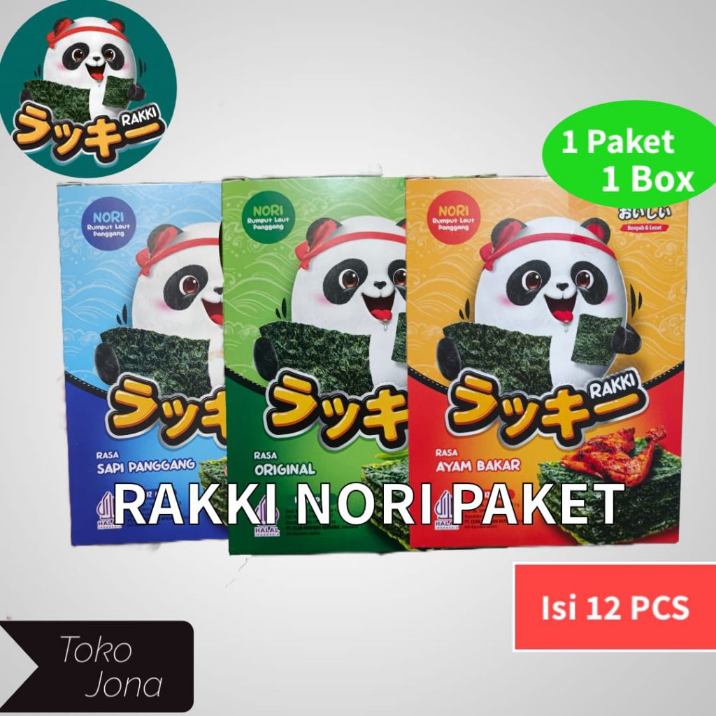 

RAKKI PANDA NORI BOX ISI 12 PCS