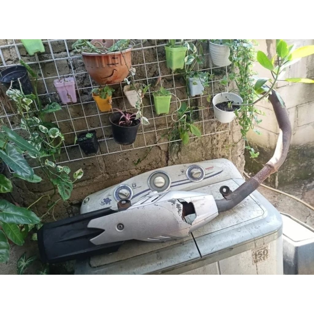 Knalpot scorpio skorpio z 225cc z 225 original ori copotan standar kelengkapan seperti difx