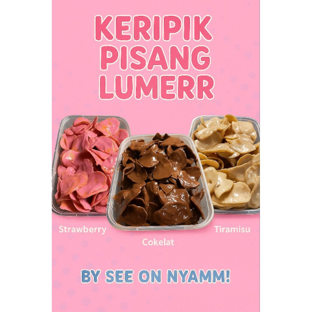 

keripik pisang lumerr / keripik pisang viral kemasan 250gram