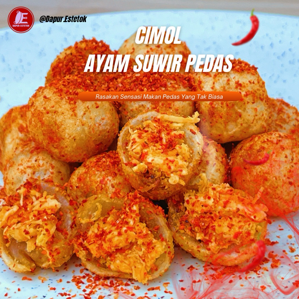 

CIMOL MERCON ISI AYAM SUWIR PEDAS || CIMOL DAPUR ESTETOK