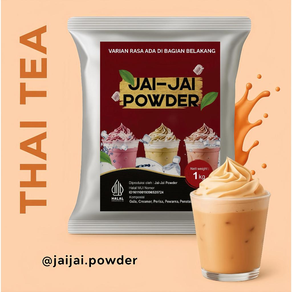 

Bubuk Minuman 1kg - THAI TEA - Jai Jai Powder