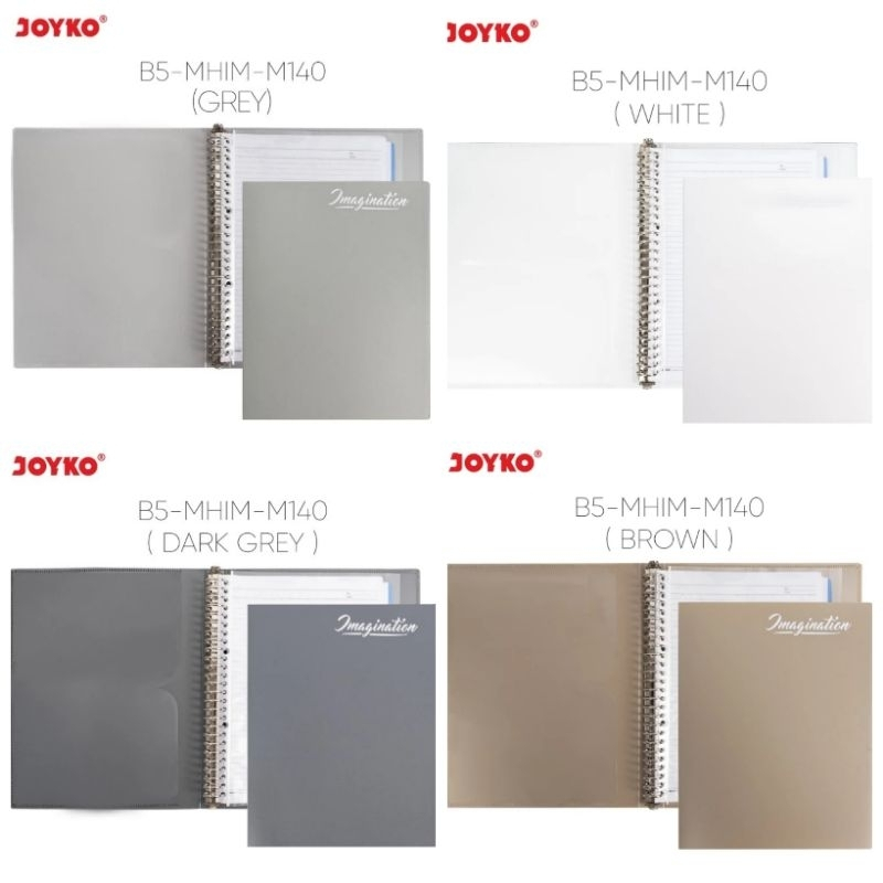 

Binder Note JOYKO Ukuran B5 Warna Pastel / Warna Gelap