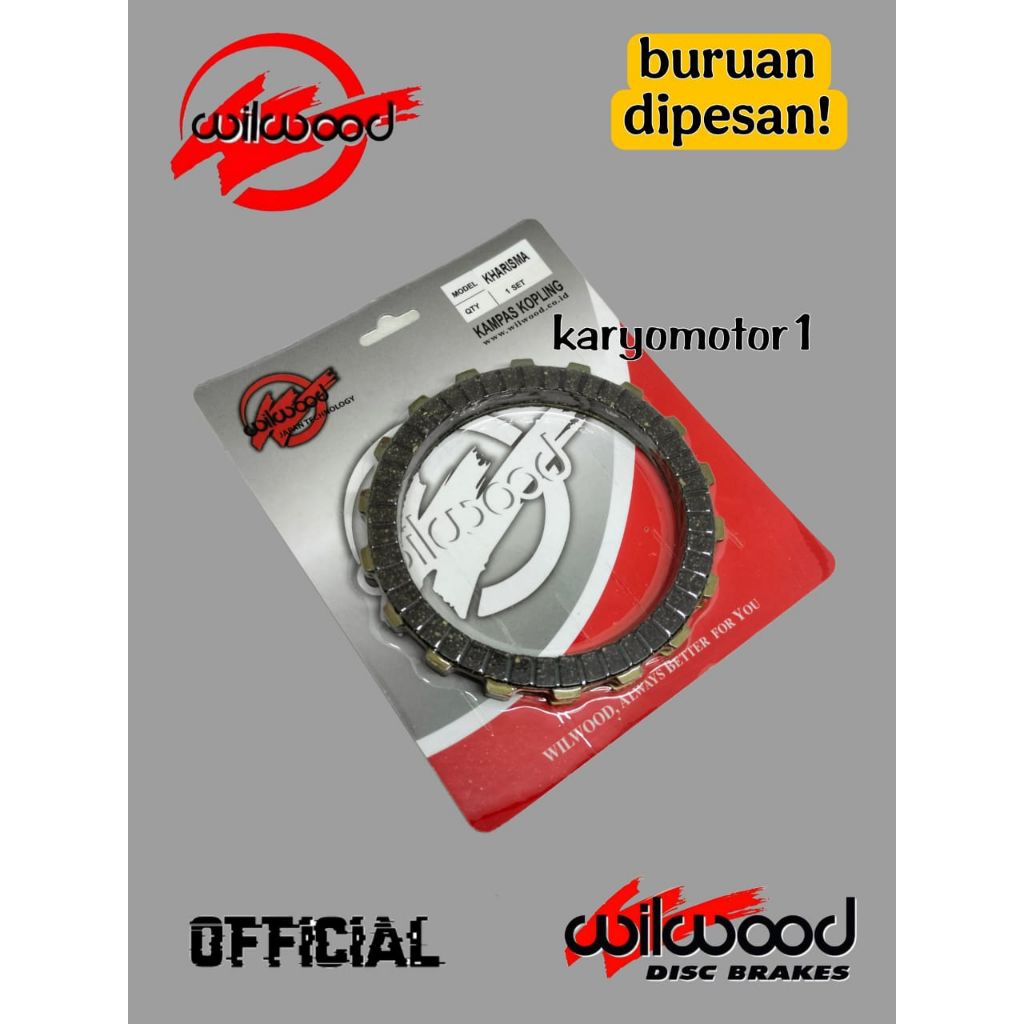 kampas kopling racing / kampas kopling wilwood karisma - Supra x 125 / kampas kopling satu set