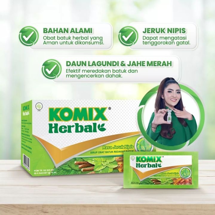 

KOMIX HERBAL RASA JERUK NIPIS KTK ISI 6S