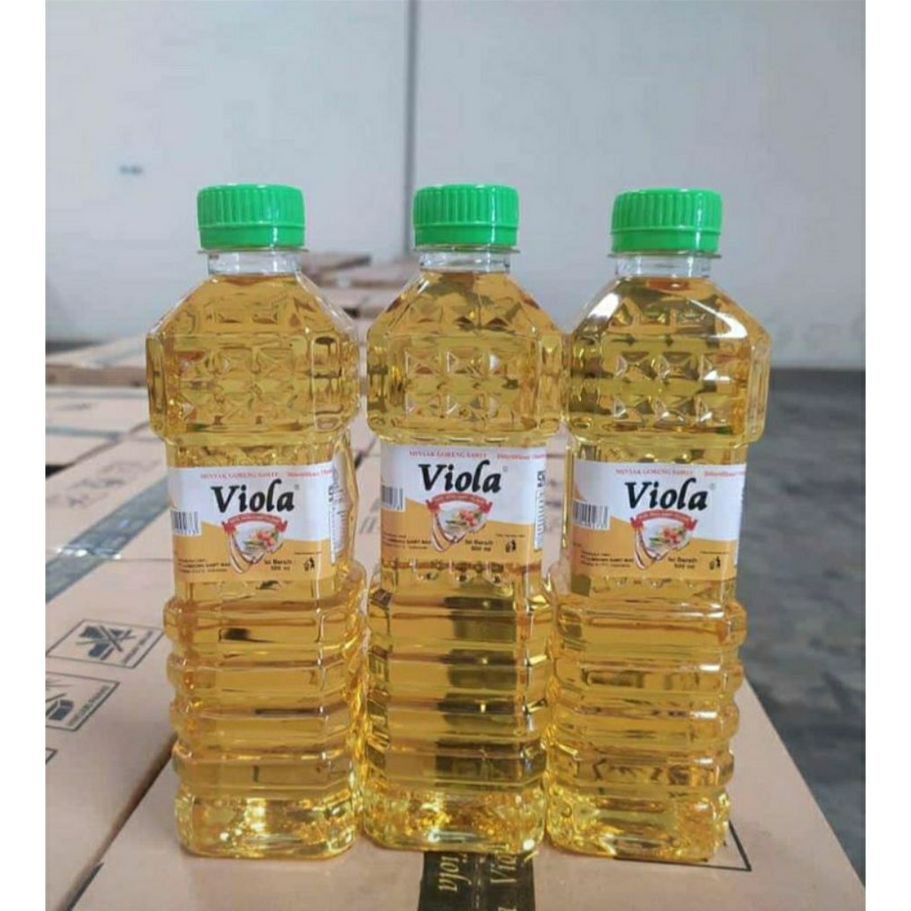 

Minyak goreng viola 500 ml botol 12 pcs