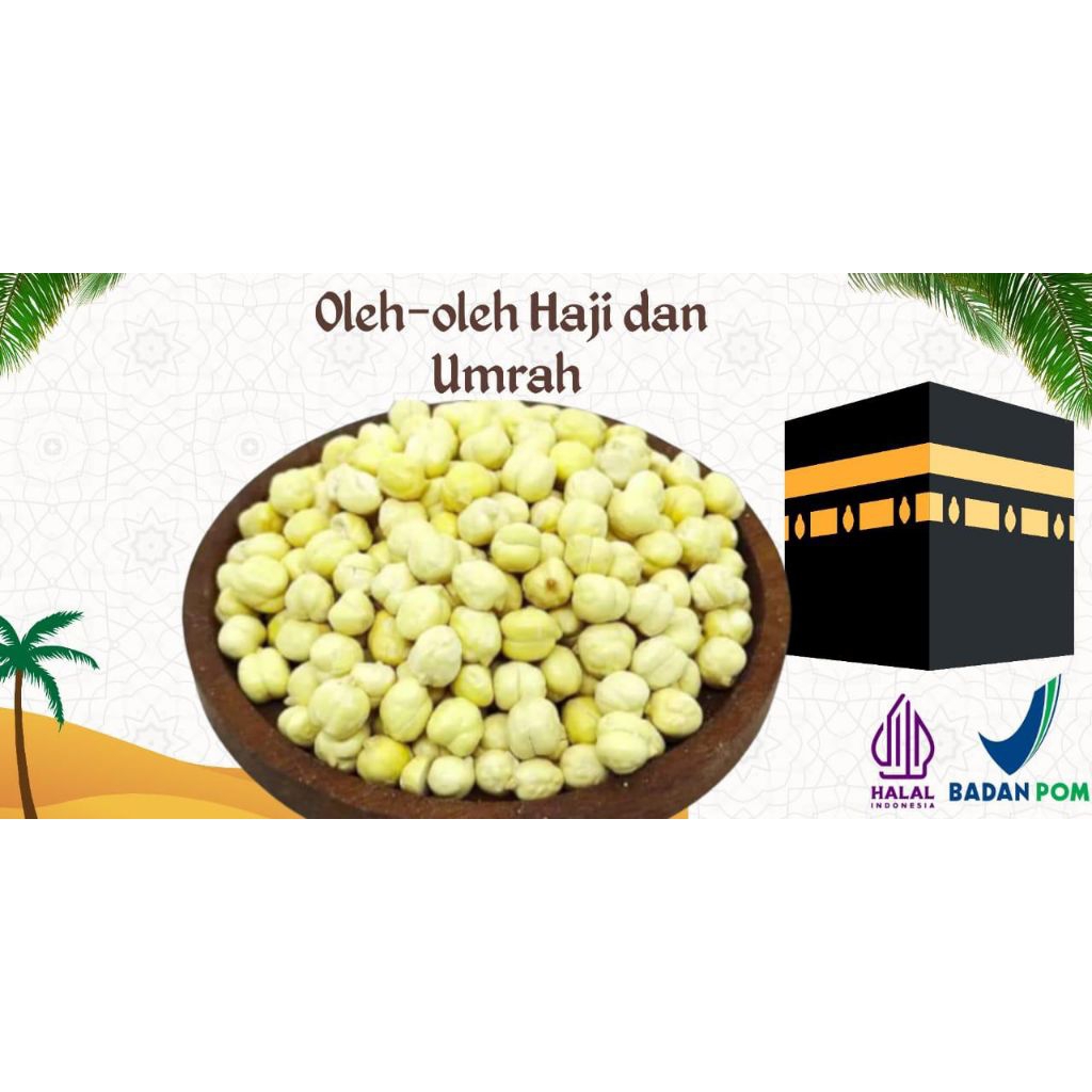 

Kcang Arab original 100% oleh oleh haji dan umroh 1kg / Kacang Arab panggang