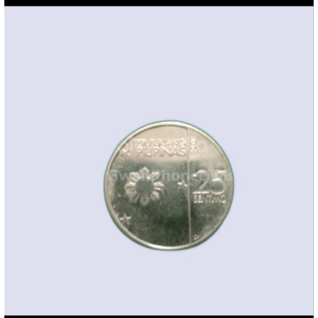Uang Koin Peso Filipina || 25 Sen