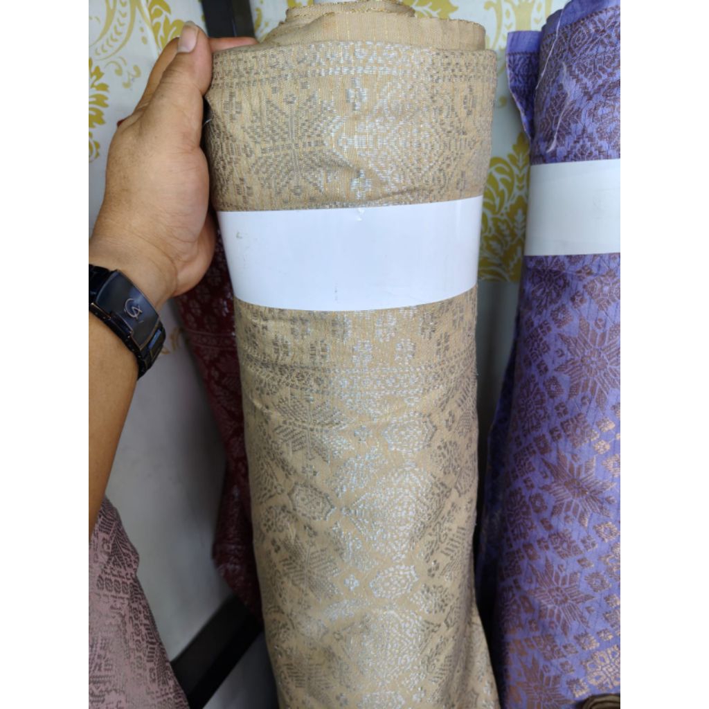 Harga/0,5 m | Kain songket Premium | Kain songket Meteran | Bahan kain songket Premium | Bahan kain 