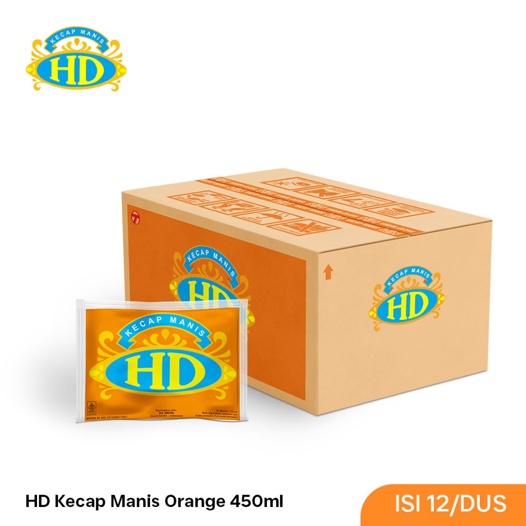 

HD Kecap Manis Orange Refill 450ml ISI 12 pcs