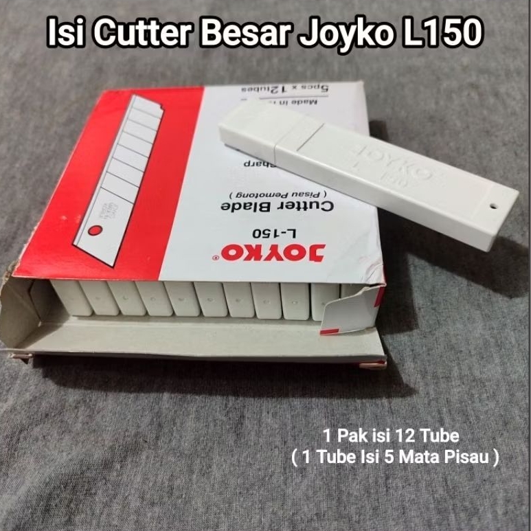 

1 Pak Isi Cutter Joyko L150 Isi 12 Tube