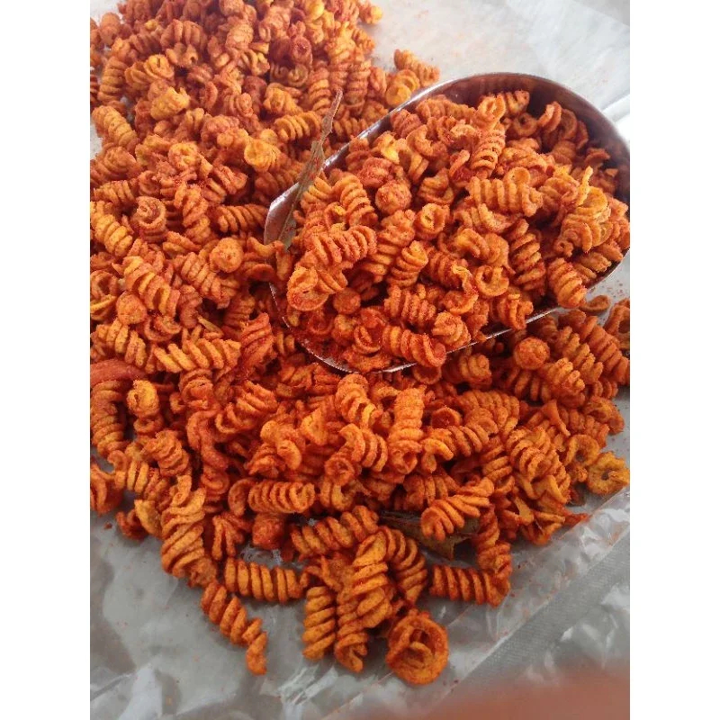 

Makaroni Spiral Pedas Manis Daun Jeruk 100 gram/ Makaroni Spiral Balado/ Makaroni Rasa Jagung