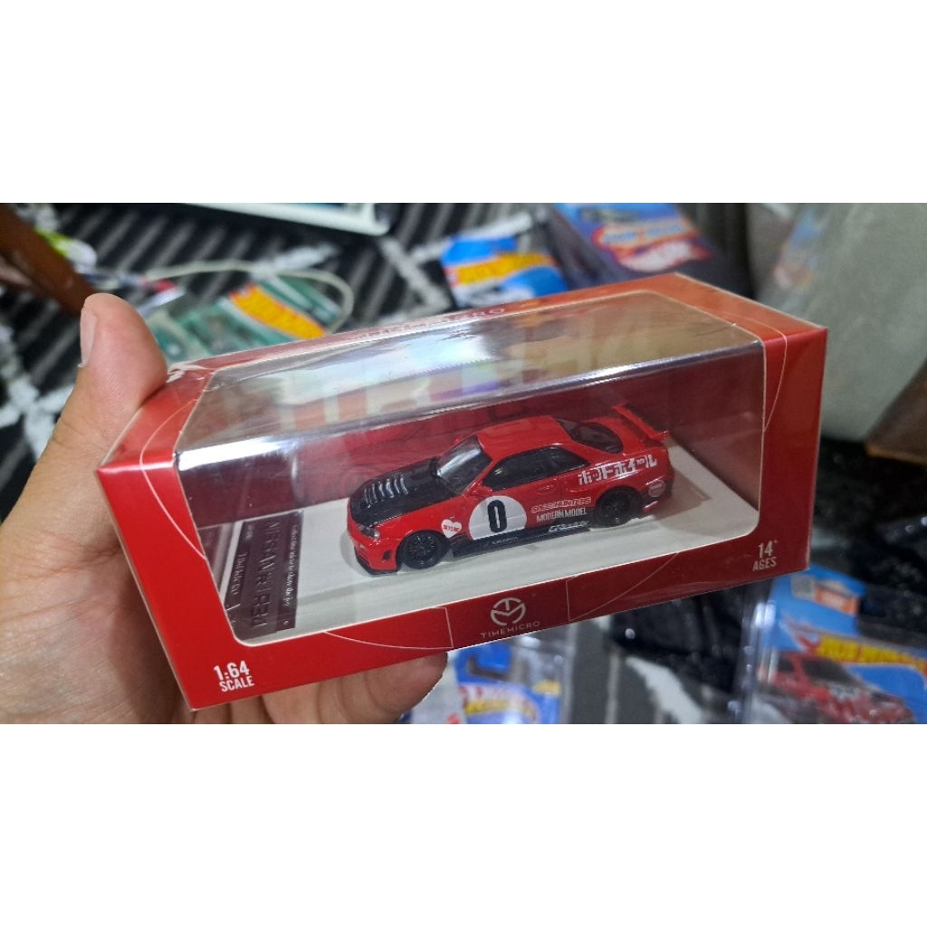 Time Micro_Honda Civic, Nissan GTR R34, Mazda RX7 Pink