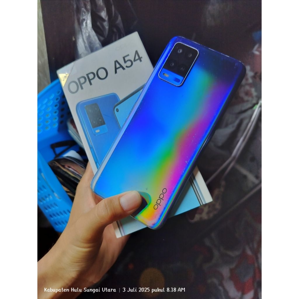 Oppo A54 ram 4/64 hp+kotak
