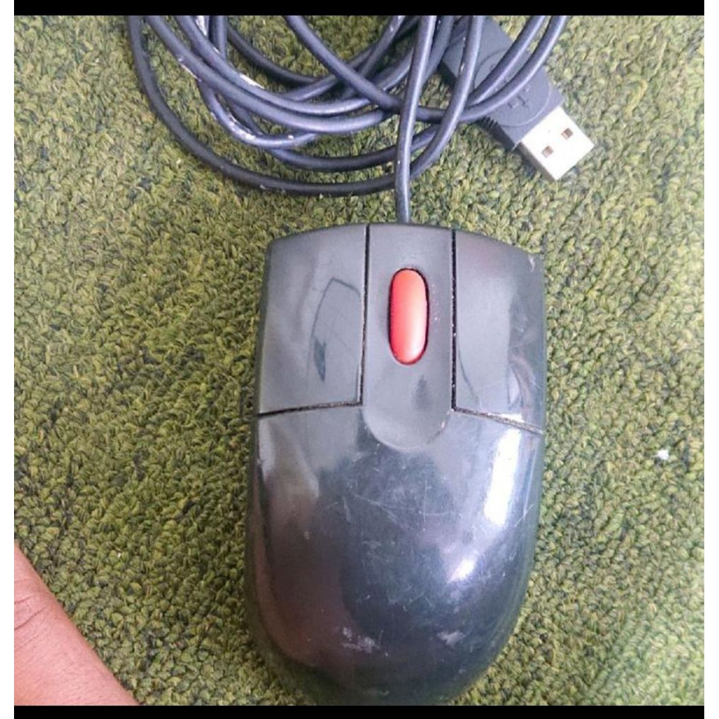 mouse kabel wired USB IBM original
