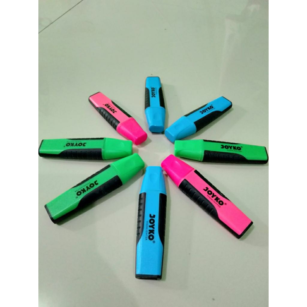 

stabilo hightlighter joyko pastel warna-warni murah berkualitas dan original