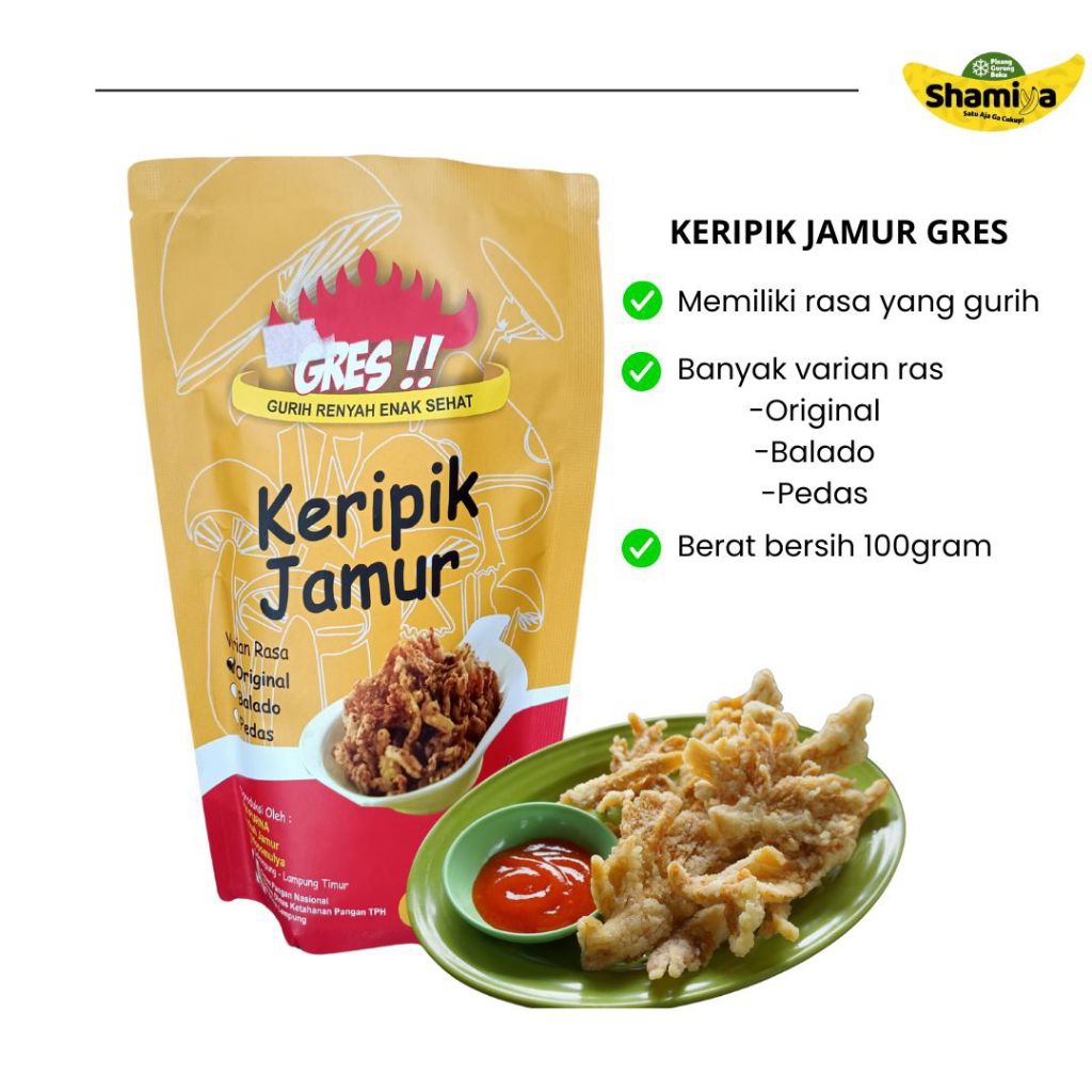 

KERIPIK JAMUR GRESS