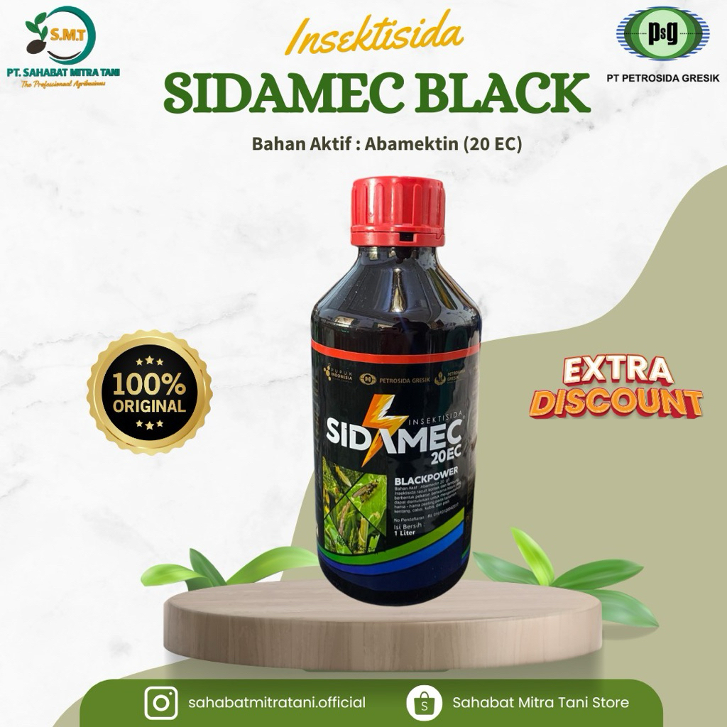 Insektisida SIDAMEC BLACK 20 EC  || Kemasan 1Liter