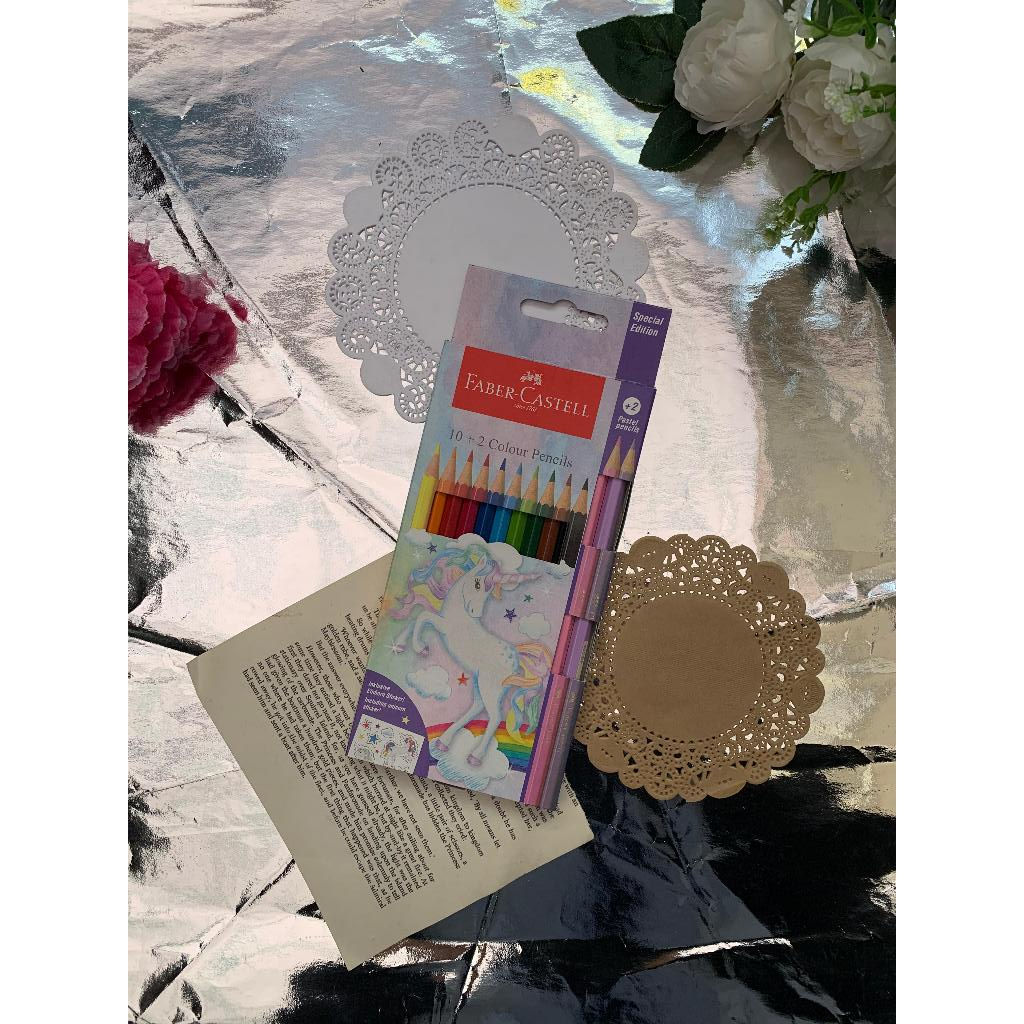 

Pensil Warna Faber Castell Unicorn 12W / pensil warna spesial edition faber castell 12 w panjang